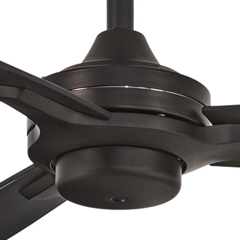 Image 3 52 inch Minka Aire Rudolph Coal Black Ceiling Fan with Wall Control more views