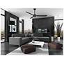 5_52" Minka Aire Rudolph Coal Black Ceiling Fan with Wall Control more views