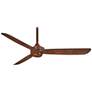 7_52" Minka Aire Rudolph Distressed Koa Ceiling Fan with Wall Control more views