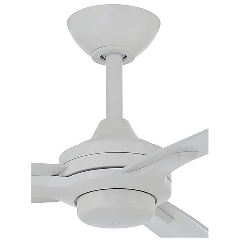 Image 5 52" Minka Aire Rudolph Flat White Modern Ceiling Fan with Wall Control more views