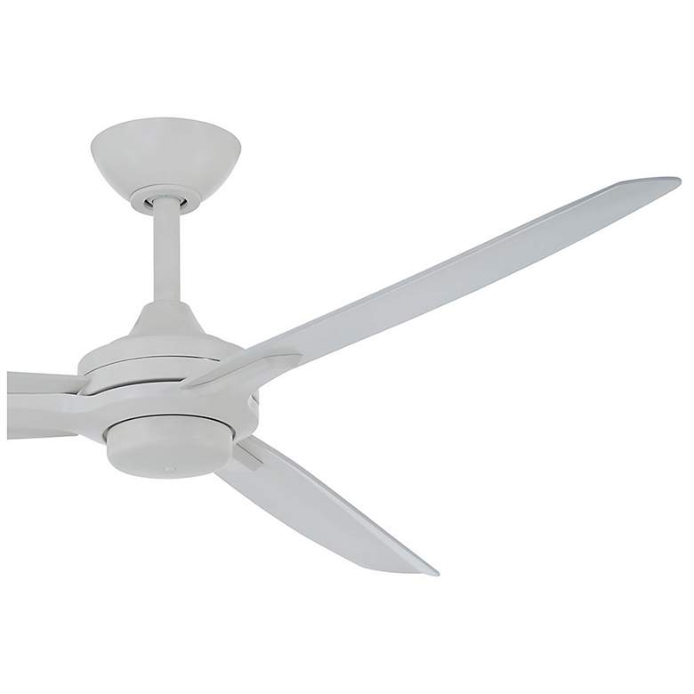 Image 6 52" Minka Aire Rudolph Flat White Modern Ceiling Fan with Wall Control more views
