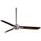 52" Minka Aire Rudolph Nickel Maple Ceiling Fan with Wall Control