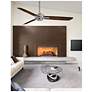 5_52" Minka Aire Rudolph Nickel Maple Ceiling Fan with Wall Control more views