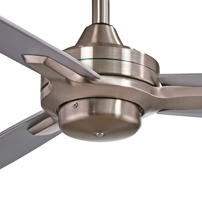 Image 3 52 inch Minka Aire Rudolph Nickel Silver Ceiling Fan with Wall Control more views
