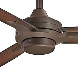 Image3 of 52" Minka Aire Rudolph Oil-Rubbed Bronze Ceiling Fan with Wall Control more views