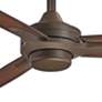 52" Minka Aire Rudolph Oil-Rubbed Bronze Ceiling Fan with Wall Control
