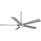 52" Minka Aire Sabot Brushed Nickel LED Ceiling Fan with Remote