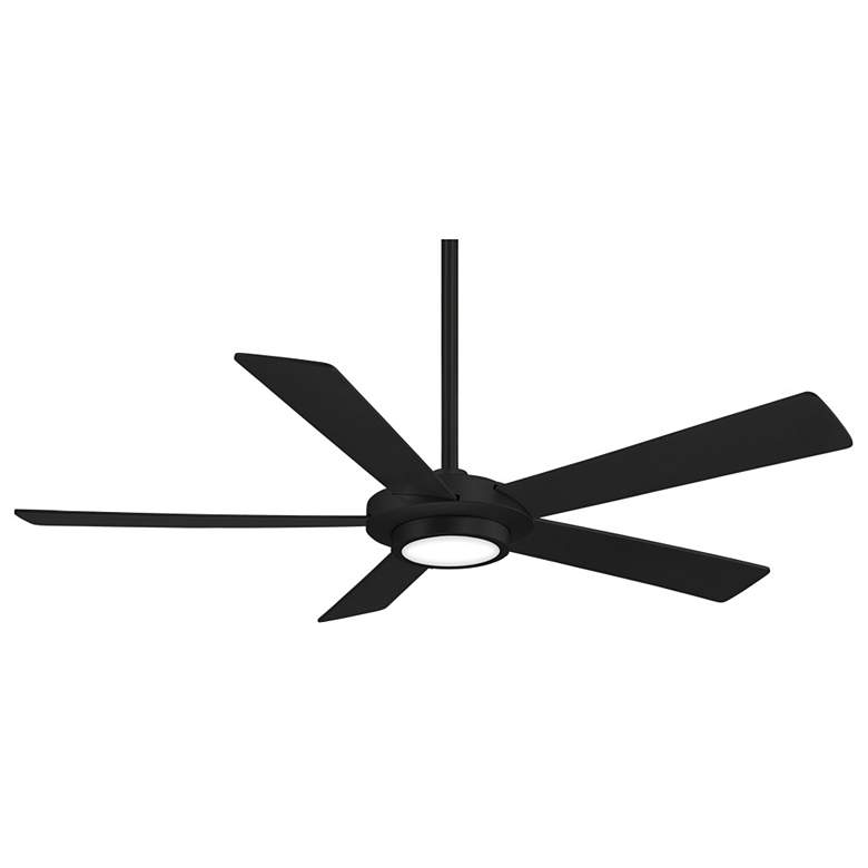 Image 1 52" Minka Aire Sabot Coal LED Ceiling Fan with Remote