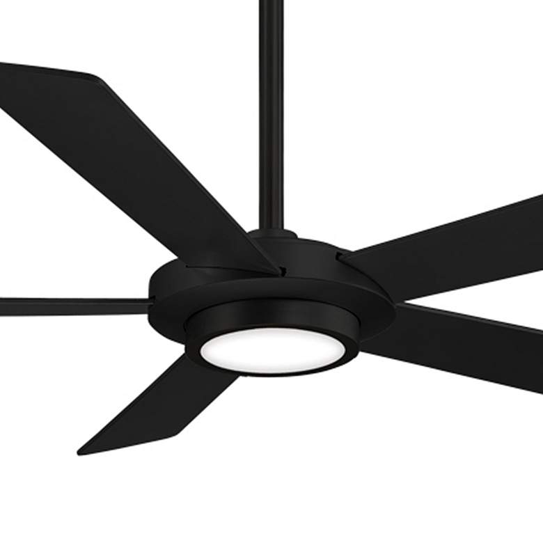 Image 2 52 inch Minka Aire Sabot Coal LED Ceiling Fan with Remote more views