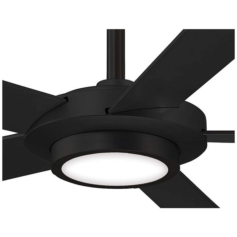 Image 3 52" Minka Aire Sabot Coal LED Ceiling Fan with Remote more views