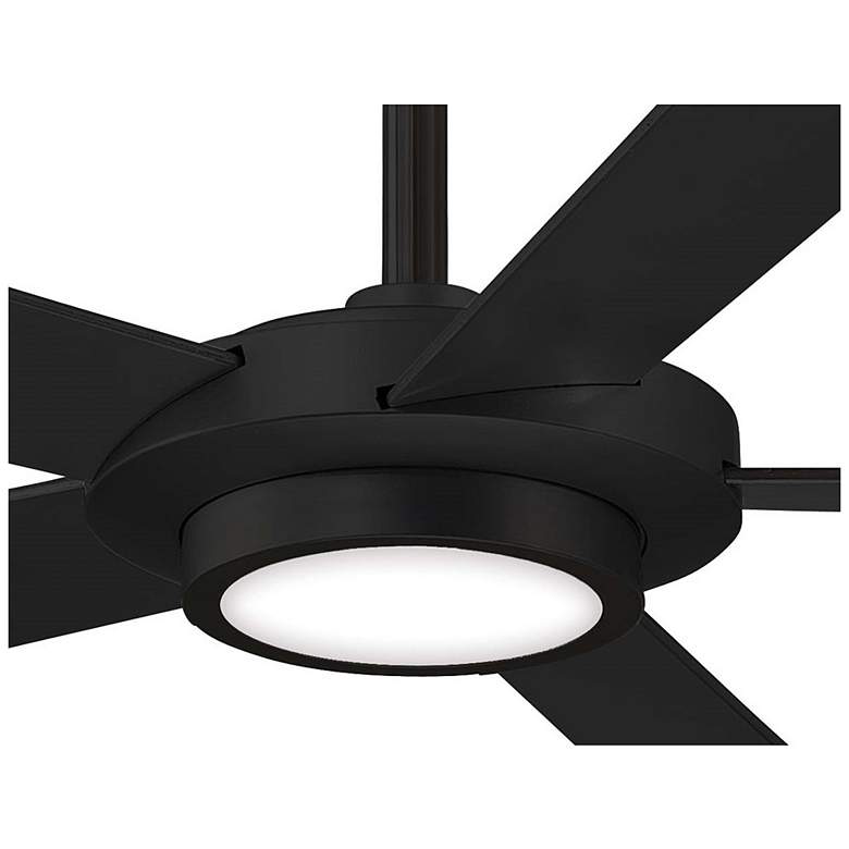 Image 2 52 inch Minka Aire Sabot Coal LED Ceiling Fan with Remote more views