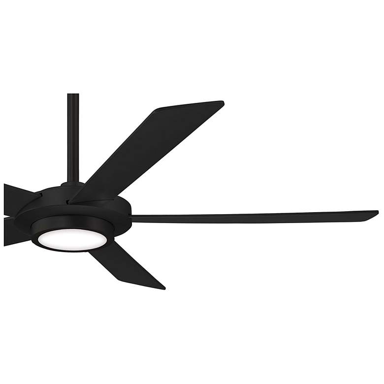 Image 3 52 inch Minka Aire Sabot Coal LED Ceiling Fan with Remote more views