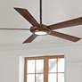 52" Minka Aire Sabot Distressed Koa LED Ceiling Fan with Remote