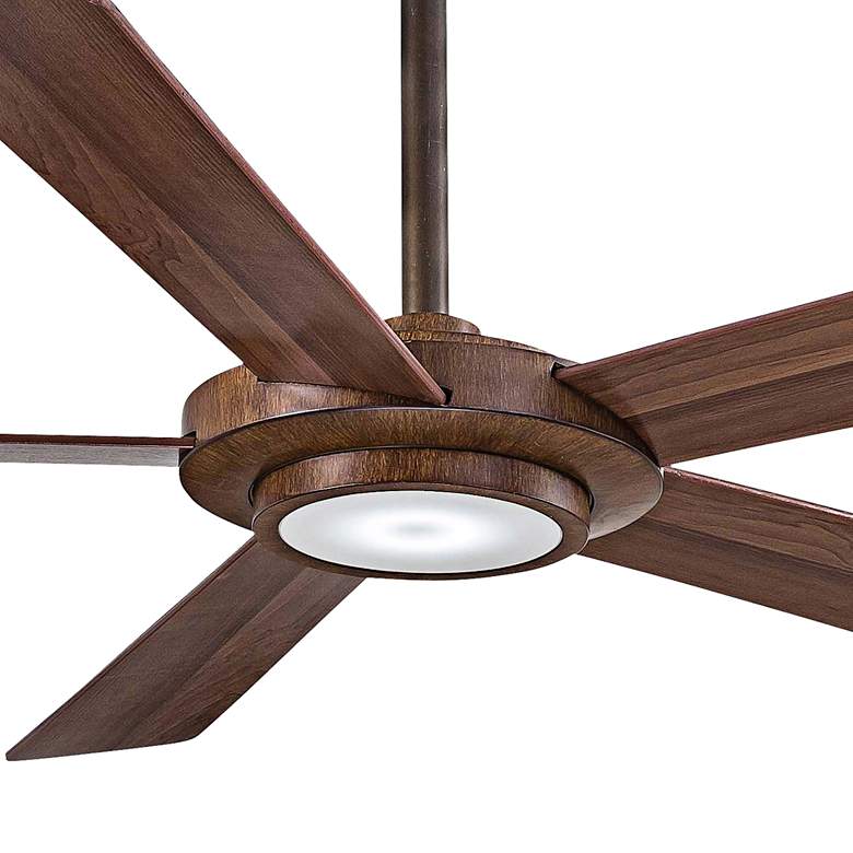 Image 3 52" Minka Aire Sabot Distressed Koa LED Ceiling Fan with Remote more views