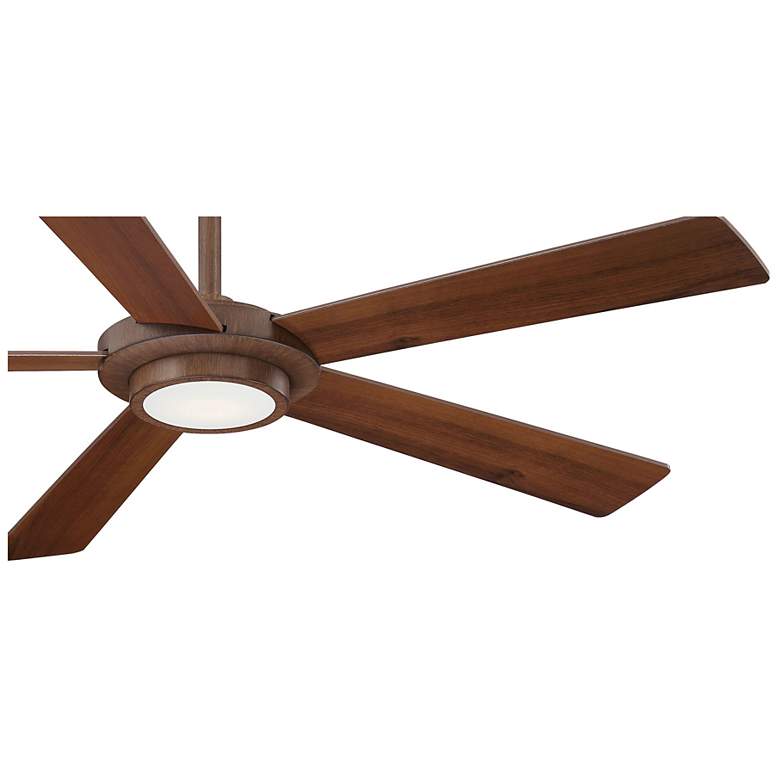 Image 3 52 inch Minka Aire Sabot Distressed Koa LED Ceiling Fan with Remote more views