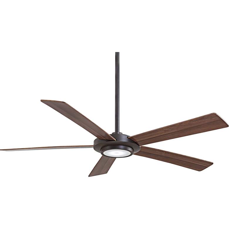52&quot; Minka Aire Sabot Oil-Rubbed Bronze LED Ceiling Fan with Remote