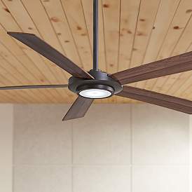 Image1 of 52" Minka Aire Sabot Oil-Rubbed Bronze LED Ceiling Fan with Remote