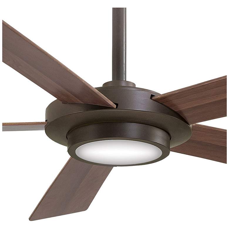 Image 3 52 inch Minka Aire Sabot Oil-Rubbed Bronze LED Ceiling Fan with Remote more views