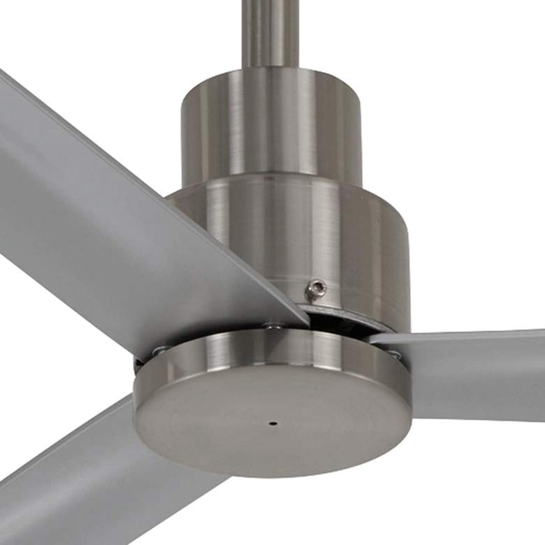 Image 3 52" Minka Aire Simple Brushed Nickel Wet Ceiling Fan with Remote more views