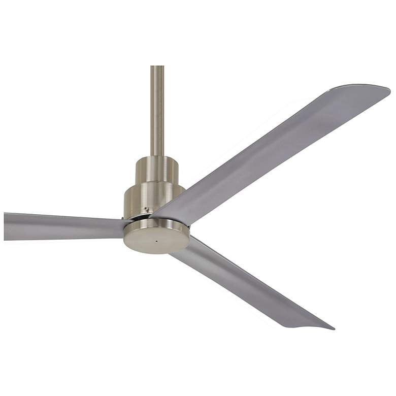 Image 5 52" Minka Aire Simple Brushed Nickel Wet Ceiling Fan with Remote more views