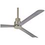 5_52" Minka Aire Simple Brushed Nickel Wet Ceiling Fan with Remote more views