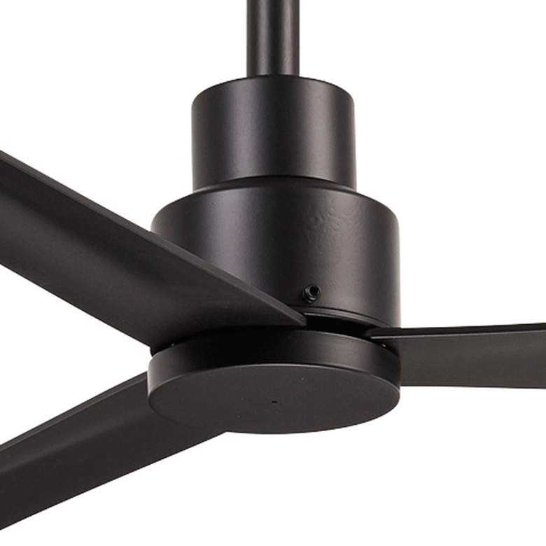 Image 3 52" Minka Aire Simple Coal Finish Wet Ceiling Fan with Remote Control more views
