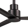 52" Minka Aire Simple Coal Finish Wet Ceiling Fan with Remote Control