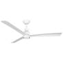 52" Minka Aire Simple Flat White LED Ceiling Fan