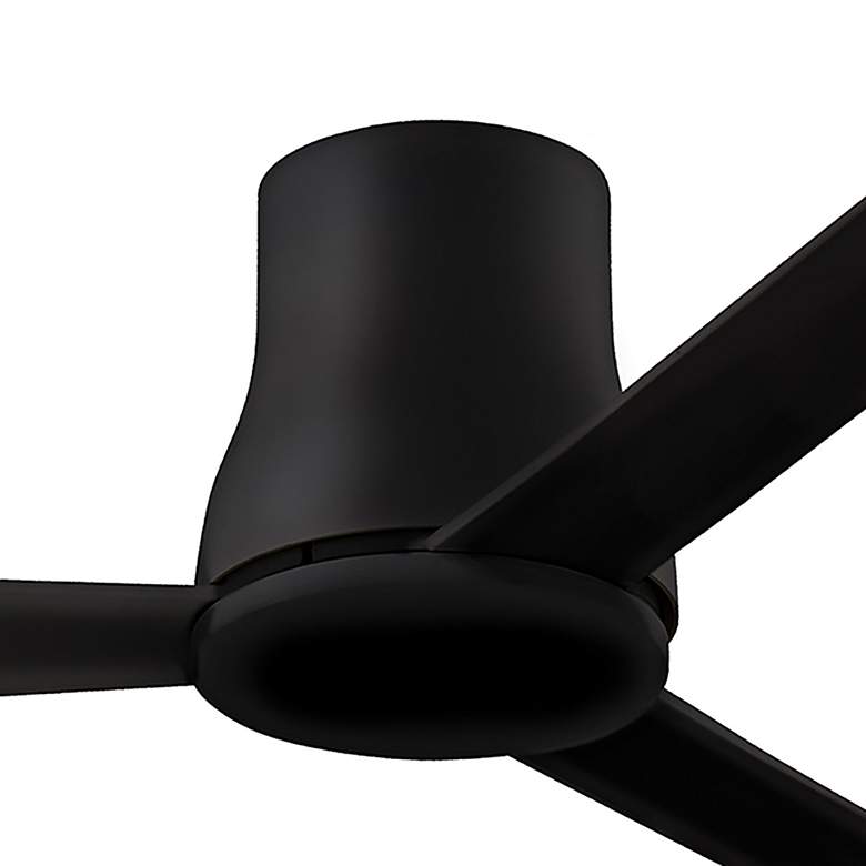 Image 4 52" Minka Aire Simple Flush Coal Black Outdoor Hugger Ceiling Fan more views