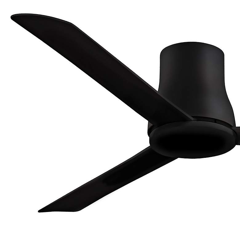 Image 5 52" Minka Aire Simple Flush Coal Black Outdoor Hugger Ceiling Fan more views