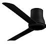 5_52" Minka Aire Simple Flush Coal Black Outdoor Hugger Ceiling Fan more views
