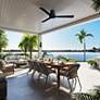 6_52" Minka Aire Simple Flush Coal Black Outdoor Hugger Ceiling Fan more views