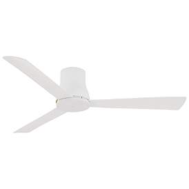 Image3 of 52" Minka Aire Simple Flush Flat White Outdoor Hugger Ceiling Fan