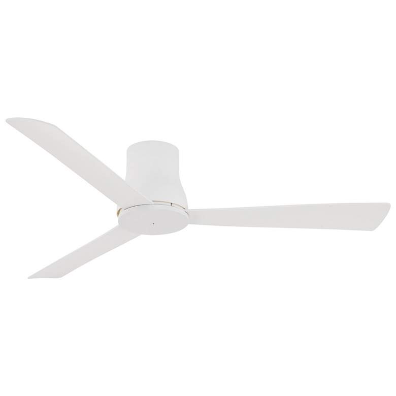 Image 3 52" Minka Aire Simple Flush Flat White Outdoor Hugger Ceiling Fan