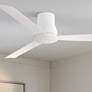 Thumbnail2 of 52" Minka Aire Simple Flush Flat White Outdoor Hugger Ceiling Fan