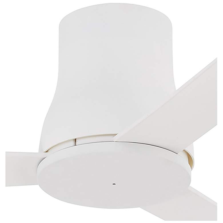 Image 4 52" Minka Aire Simple Flush Flat White Outdoor Hugger Ceiling Fan more views