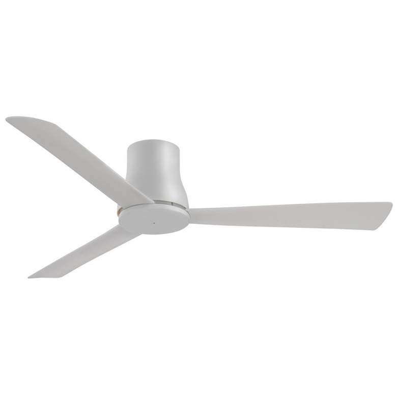 Image 1 52 inch Minka Aire Simple Flush Gray Outdoor Hugger Ceiling Fan