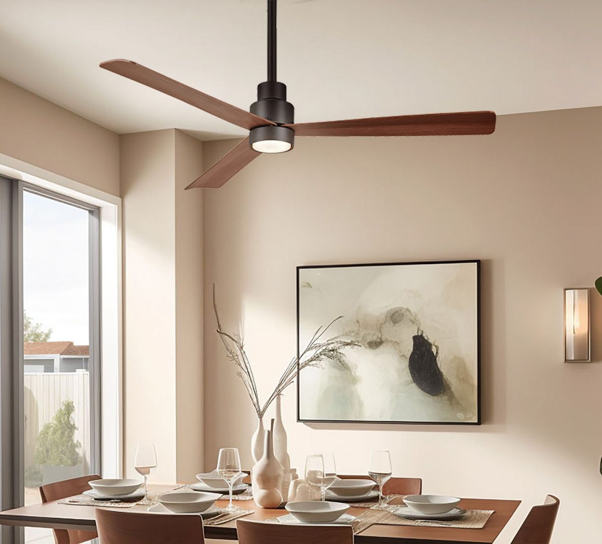 Thumbnail3 of 52" Minka Aire Simple Oil-Rubbed Bronze LED Ceiling Fan more views