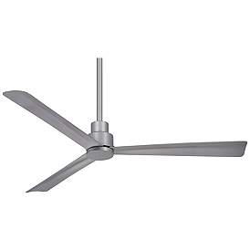 Image2 of 52" Minka Aire Simple Silver Ceiling Fan with Remote