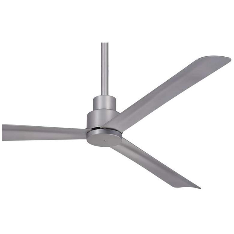 Image 4 52 inch Minka Aire Simple Silver Ceiling Fan with Remote more views