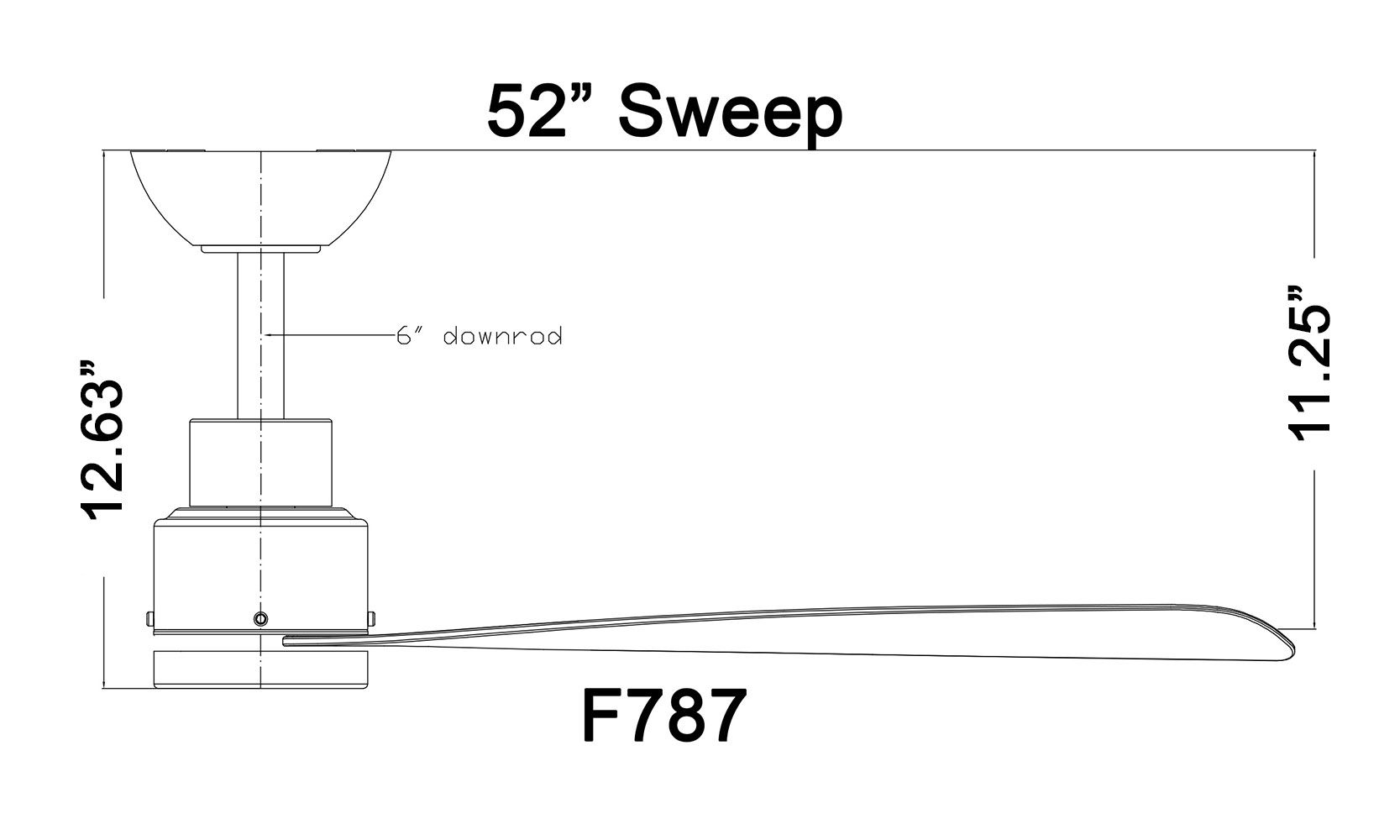 52" Minka Aire Simple Soft Brass Wet Ceiling Fan with Remote Control