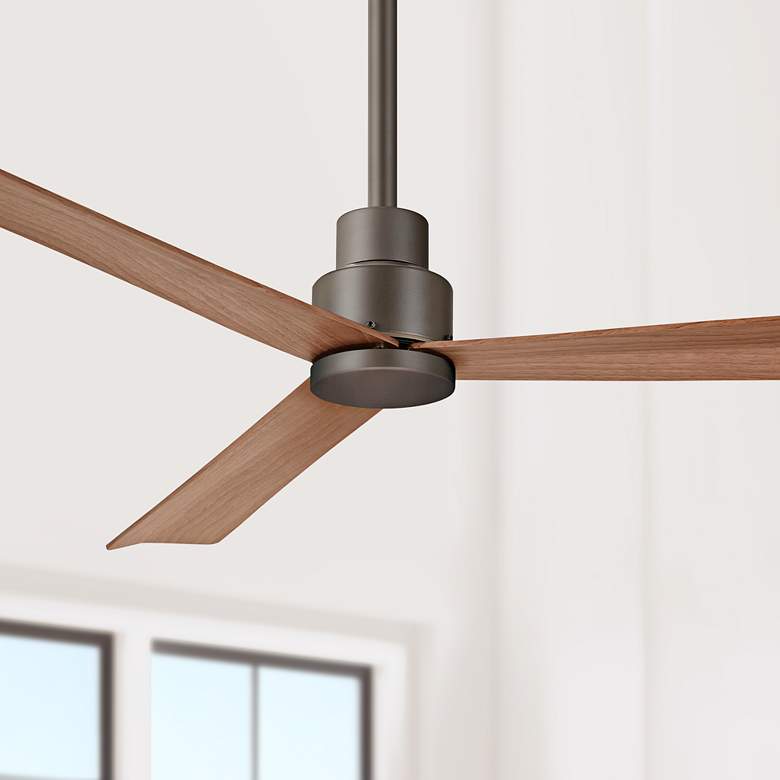 Image 1 52" Minka Aire Simple Wet Location Ceiling Fan with Remote Control