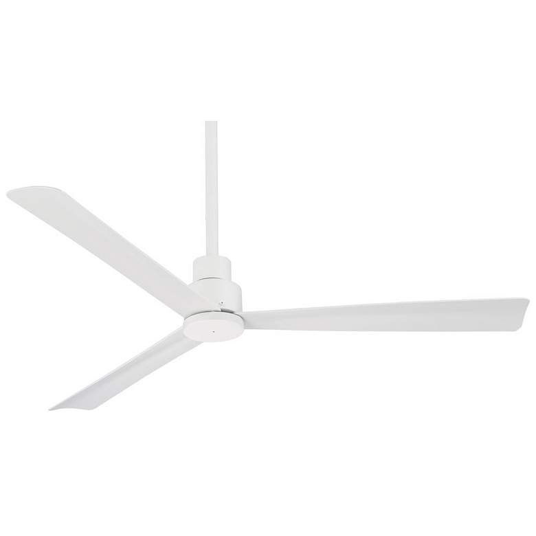 Image 2 52 inch Minka Aire Simple White Modern Outdoor Ceiling Fan with Remote