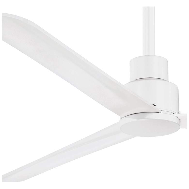 Image 3 52" Minka Aire Simple White Modern Outdoor Ceiling Fan with Remote more views