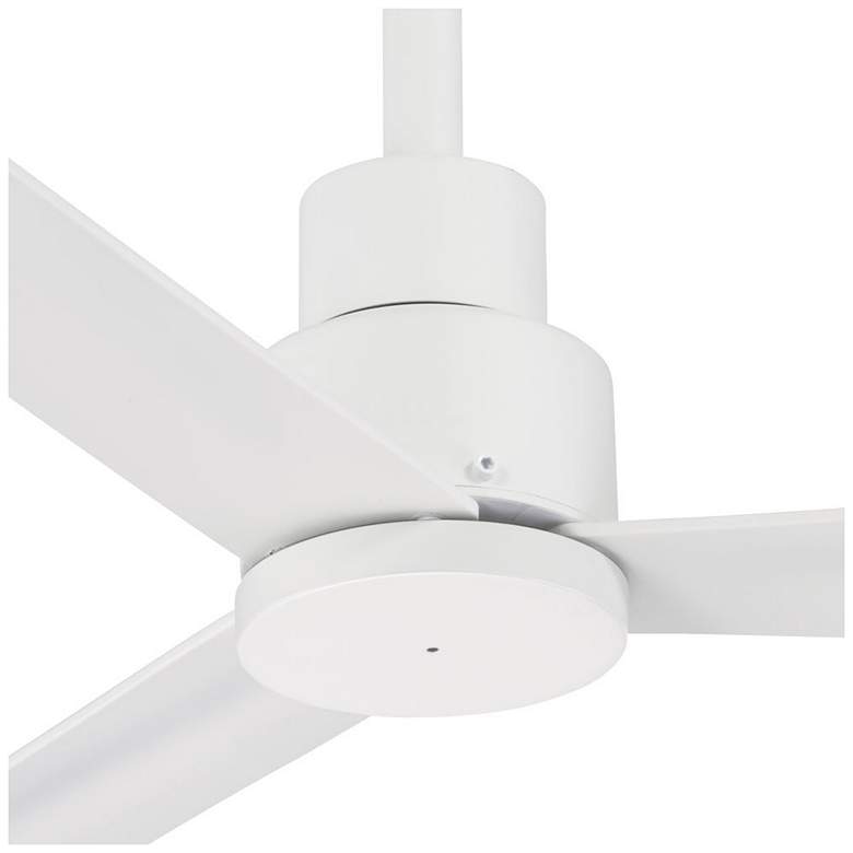 Image 3 52" Minka Aire Simple White Modern Outdoor Ceiling Fan with Remote more views