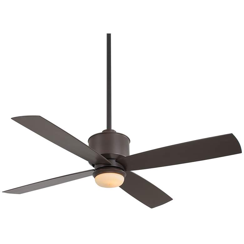 Image 2 52" Minka Aire Strata Bronze Outdoor Rated LED Ceiling Fan with Remote