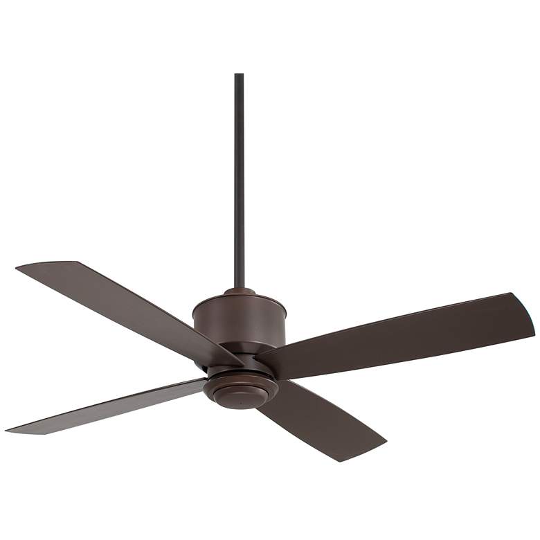 Image 6 52 inch Minka Aire Strata Bronze Outdoor Rated LED Ceiling Fan with Remote more views