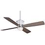 52" Minka Aire Strata Galvanized Ceiling Fan with Light Kit