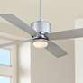 52" Minka Aire Strata Galvanized Outdoor LED Ceiling Fan with Remote
