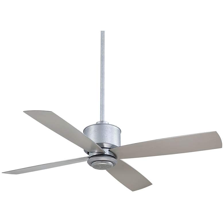 Image 6 52" Minka Aire Strata Galvanized Outdoor LED Ceiling Fan with Remote more views